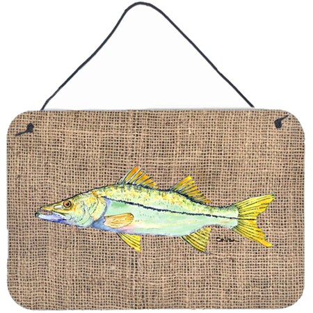 Carolines Treasures Fish - Snook Indoor Aluminium Metal Wall Or Door Hanging Prints 8772DS812